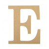 10" Decorative Wood Letter: E