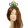 Purple, Green, Gold Princess Crown Headband