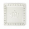 14" Square Serving Platter: Crown