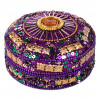 Round Jeweled Sun Trinket Box