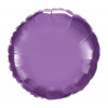18" Round Metallic Mylar Balloon: Purple