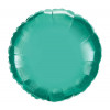 18" Round Metallic Mylar Balloon: Green