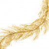 5' Glittered Pine Garland: Gold