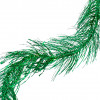 5' Glittered Pine Garland: Emerald Green