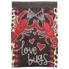 Crawfish Love Bugs Garden Flag (13 X 18)