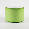 2.5" Crystal Shine Ribbon: Fresh Green (10 Yards)