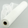 21" Poly Mesh Roll: White