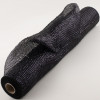 21" Poly Mesh Roll: Deluxe Wide Foil Metallic Black