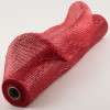 21" Poly Mesh Roll: Deluxe Wide Foil Red