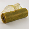 10" Poly Mesh Roll: 2-Tone Moss Green/Gold