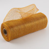 10" Poly Mesh Roll: 2-Tone Brown/Gold
