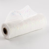 10" Poly Mesh Roll: Iridescent White