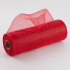 10" Poly Mesh Roll: Red
