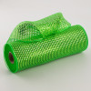 10" Poly Mesh Roll: Deluxe Wide Foil Lime Green
