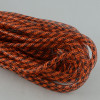 Deco Flex Tubing Ribbon: Striped Orange/Black (30 Yards)