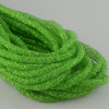 Tinsel Flex Tubing Ribbon: Metallic Lime Green (20 Yards)