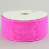 2.5" Poly Mesh Ribbon: Hot Pink