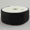 2.5" Poly Mesh Ribbon: Metallic Black