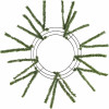 10-20" Tinsel Work Wreath Form: Green