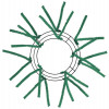 10-20" Tinsel Work Wreath Form: Emerald Green