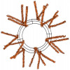 10-20" Tinsel Work Wreath Form: Metallic Copper