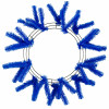 15-24" Work Wreath Form: Royal Blue