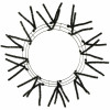 15-24" Tinsel Work Wreath Form: Black