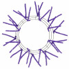 15-24" Tinsel Work Wreath Form: Purple