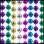 10mm Beads 33" Metallic 6-Color
