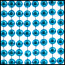 10mm Beads 42" Metallic Light Blue