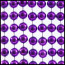12mm Beads 42" Metallic Purple