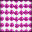 12mm Beads 60" Metallic Hot Pink