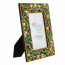 4" X 6" Mardi Gras Jeweled Photo Frame: Gold