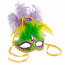 PGG Feather Glittered Cat Eye Mask