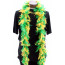 40g Chandelle Feather Boa: Green & Yellow