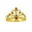 Plastic Queen's Crown: Gold