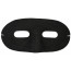 Satin Domino Eye Mask: Black