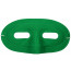 Satin Domino Eye Mask: Green