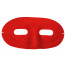 Satin Domino Eye Mask: Red