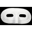 Satin Domino Eye Mask: White