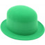 Green Velour Derby Hat