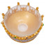 Small Crown Bowl: Gold