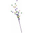 14mm Glitter Ball Mardi Gras Spray: 29"
