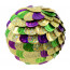 Mardi Gras Shell Sequin Ball: 100MM