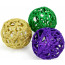 4" Glitter Lattice Ball: Green
