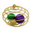 3" Glitter Wire Spring Ball Ornament: PGG