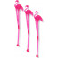 Plastic Pink Flamingo Stirrers (20)