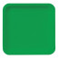 9" Square Dinner Plates: Emerald Green (18)