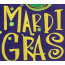Mardi Gras Masque Garden Flag