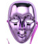 Plastic Face Mask: Violet